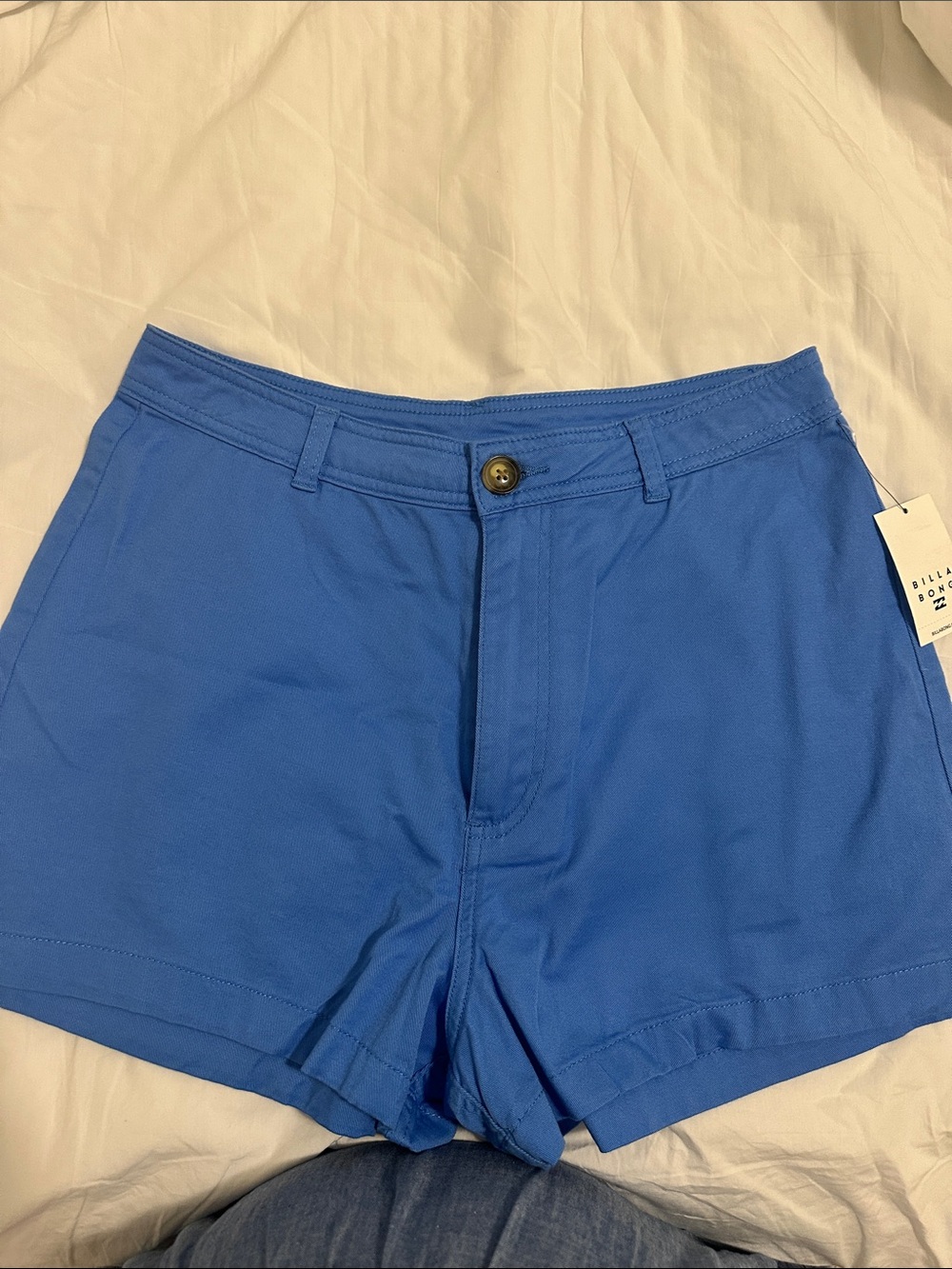 Billabong Women's Royal Blue Flat Front Shorts